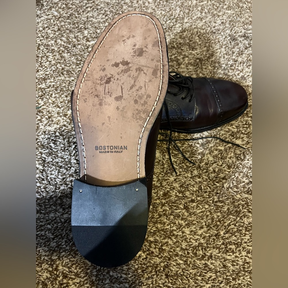 Bostonian Shoes, Derby Oxfords, Leather, Size 12 M. Model 24017. - Picture 6 of 10